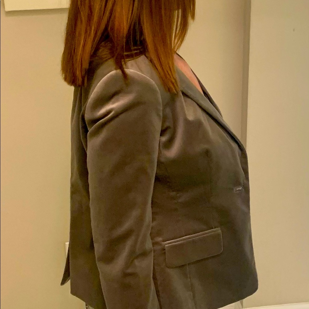 Ann Taylor jacket, velvet jacket, velour
